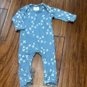 Charming Blue and White Kids Footie